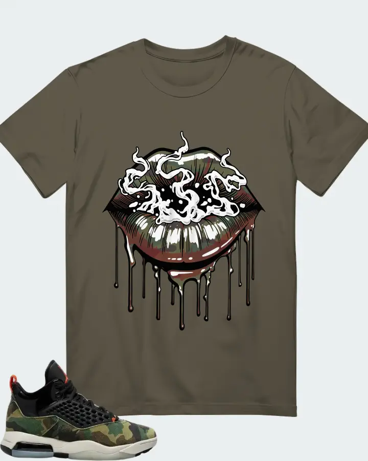 Air Jordan Maxin 200 Camo Matching T-Shirt