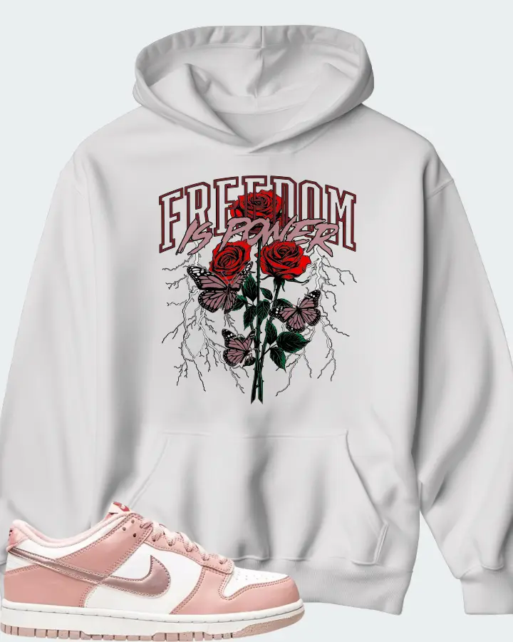Nike Dunk Low Pink Velvet Matching Hoodie