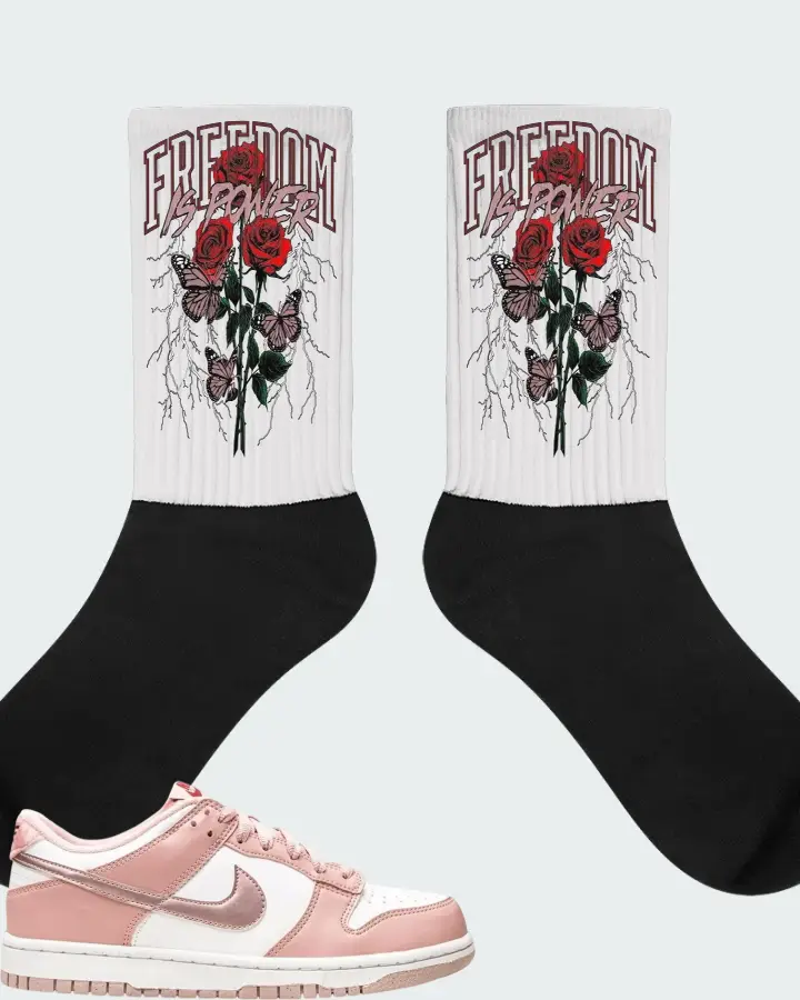 Nike Dunk Low Pink Velvet Matching Socks