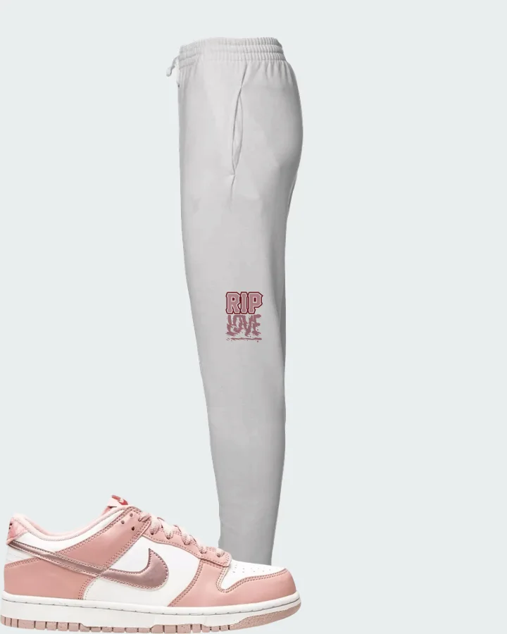 Nike Dunk Low Pink Velvet Matching Joggers