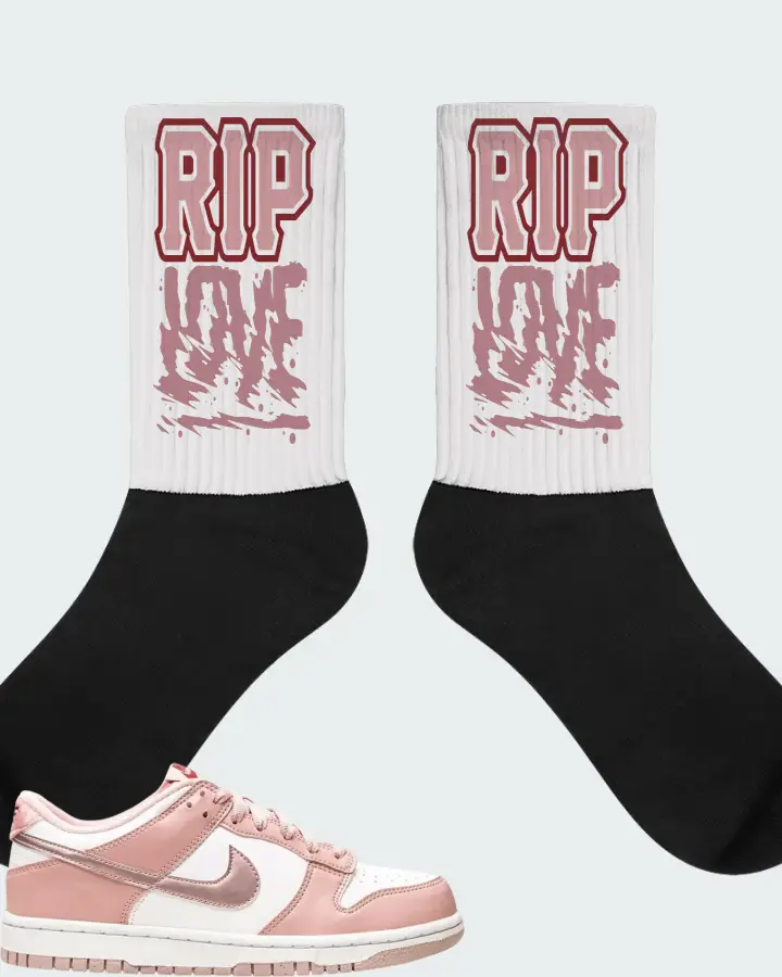 Nike Dunk Low Pink Velvet Matching Socks
