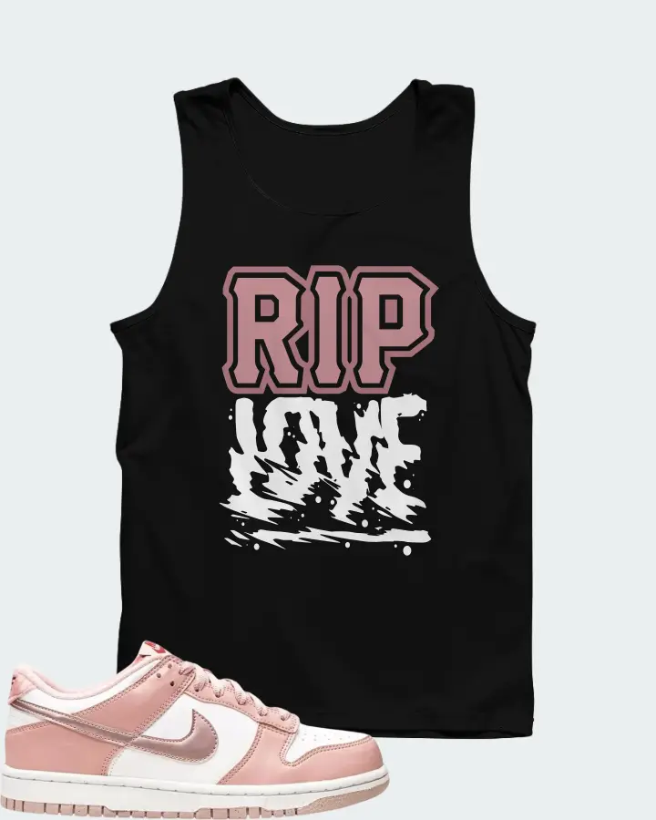 Nike Dunk Low Pink Velvet Matching Tank Top
