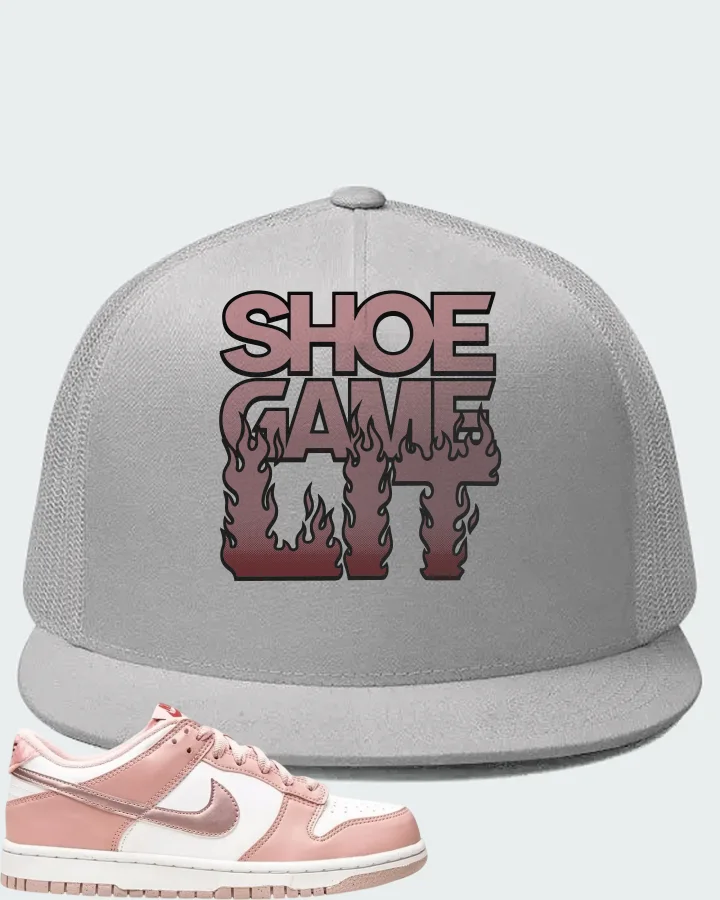 Nike Dunk Low Pink Velvet Matching Hat