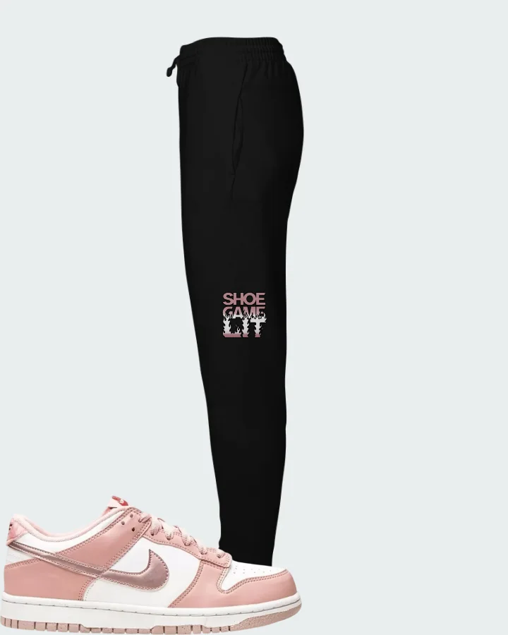 Nike Dunk Low Pink Velvet Matching Joggers