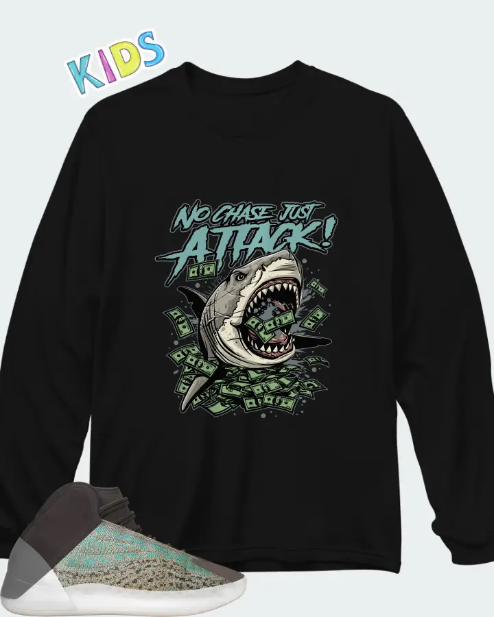 Yeezy Quantum Ophanim Cageless Matching Kid's Long Sleeve T-Shirt