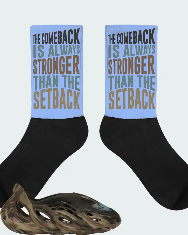 adidas Yeezy Foam RNR Sneaker Matching Socks - The Comeback