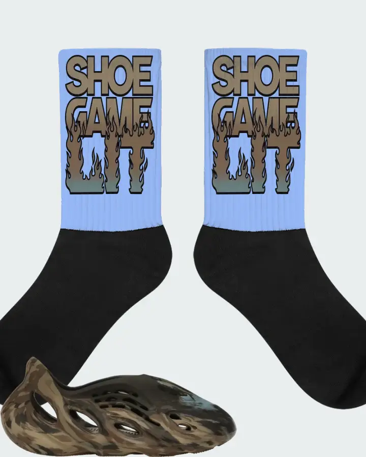 adidas Yeezy Foam RNR Sneaker Matching Socks - Shoe Game Lit Refreshed