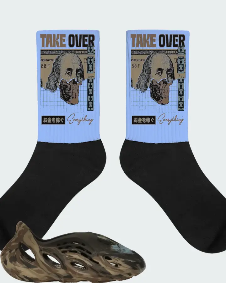 adidas Yeezy Foam RNR Sneaker Matching Socks - Take Over