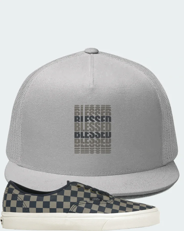 Vans Authentic Sneaker Matching White Hat - BLESSED Many Times