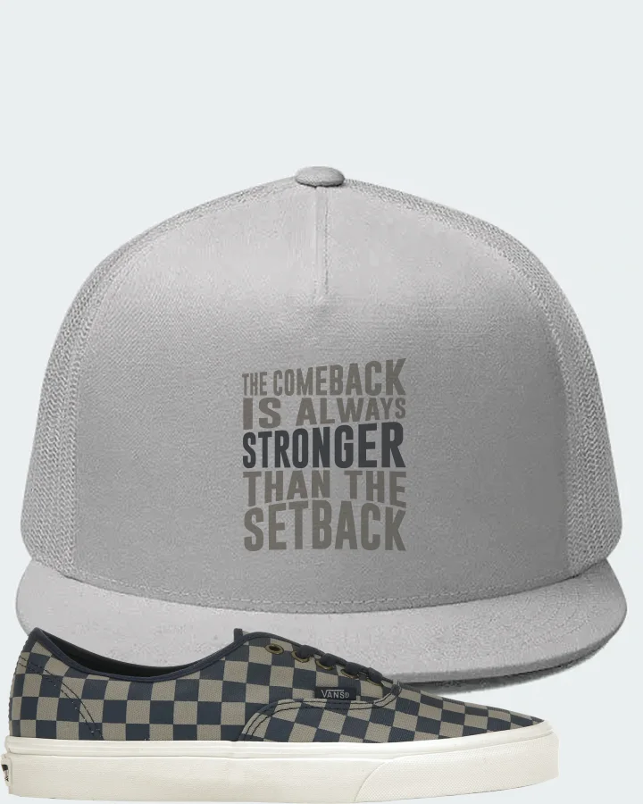 Vans Authentic Sneaker Matching White Hat - The Comeback