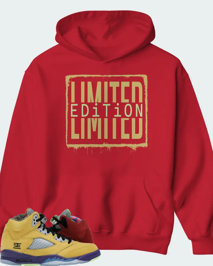 Jordan 5 Retro Sneaker Matching Hoodie - LIMITED EDITION