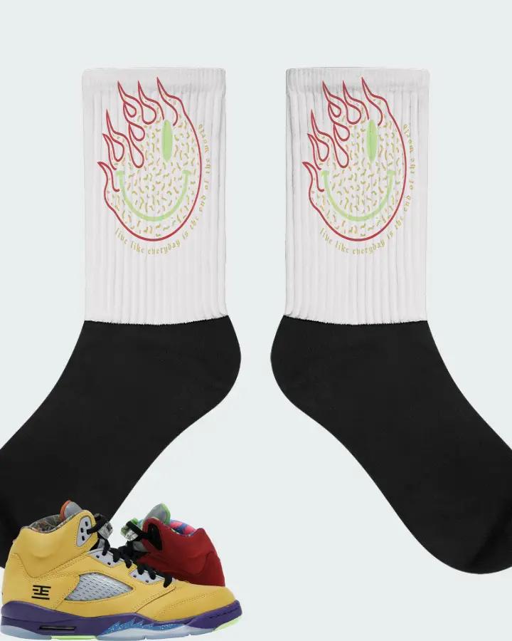 Socks in White