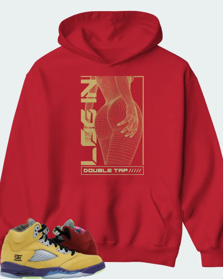 Hoodie in Red