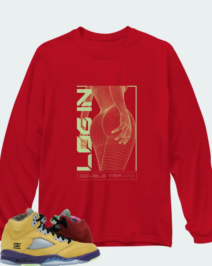 Long Sleeve T-Shirt in Red