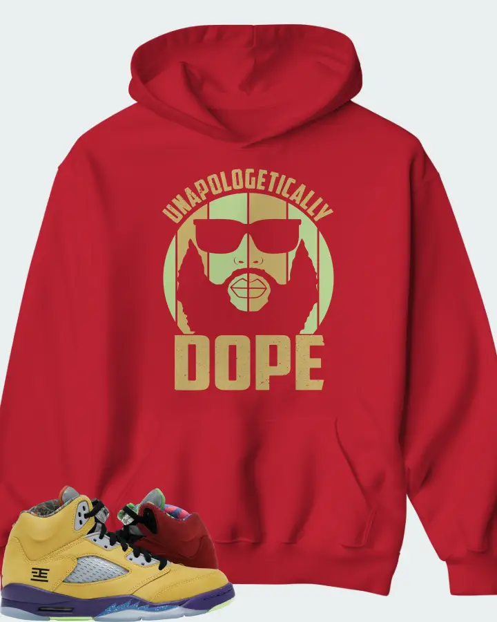 Jordan 5 Retro Sneaker Matching Hoodie - UNAPOLOGETICALLY DOPE Man