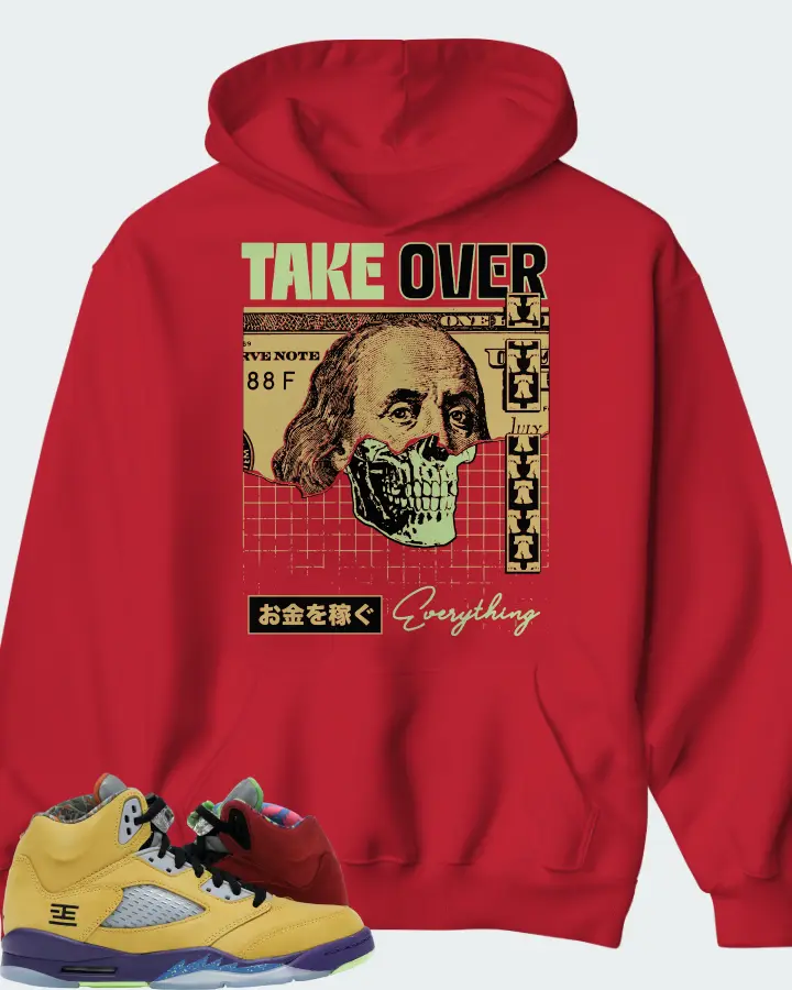 Jordan 5 Retro Sneaker Matching Hoodie - Take Over