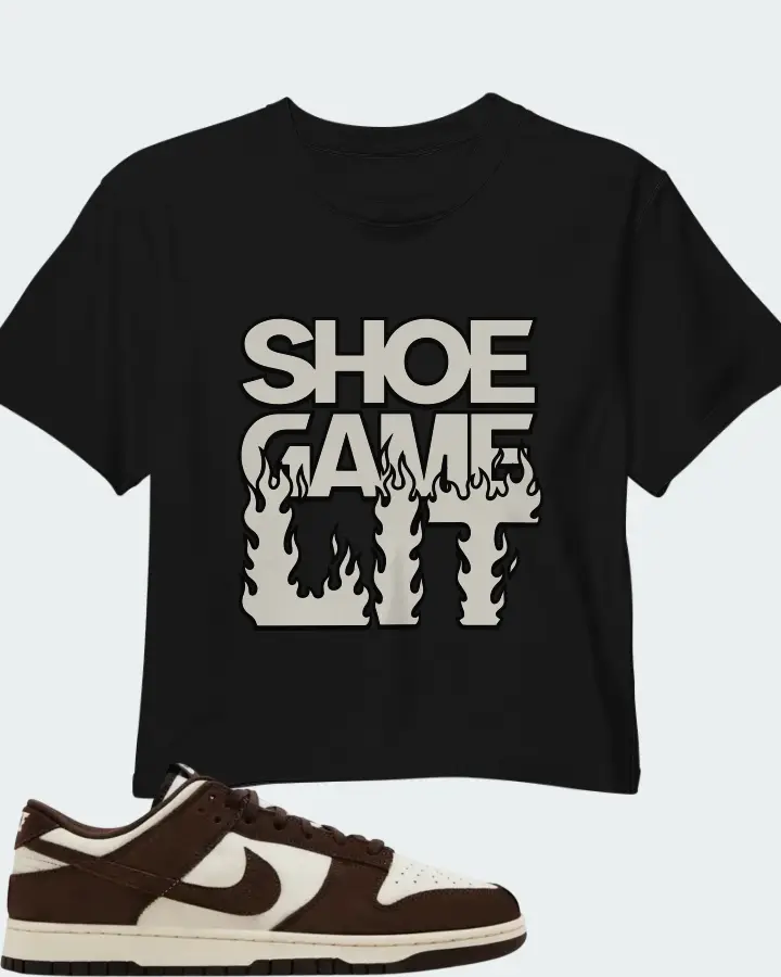 Nike Dunk Low SE Baroque Brown Pale Ivory Matching Crop Top