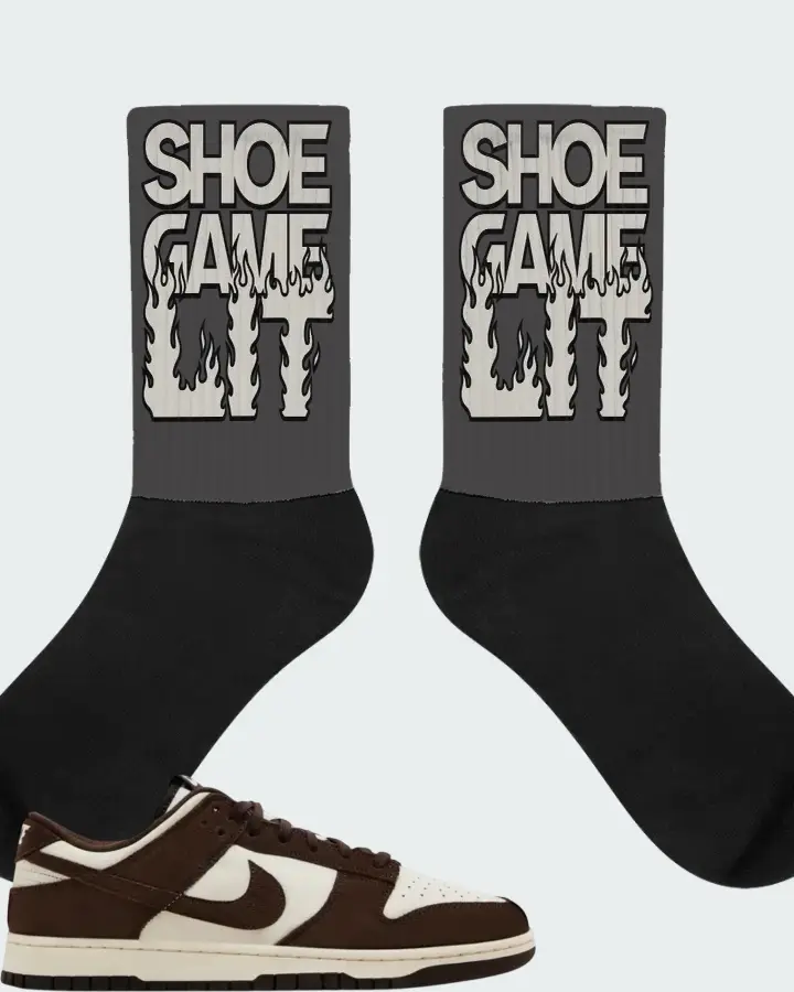 Nike Dunk Low SE Baroque Brown Pale Ivory Matching Socks
