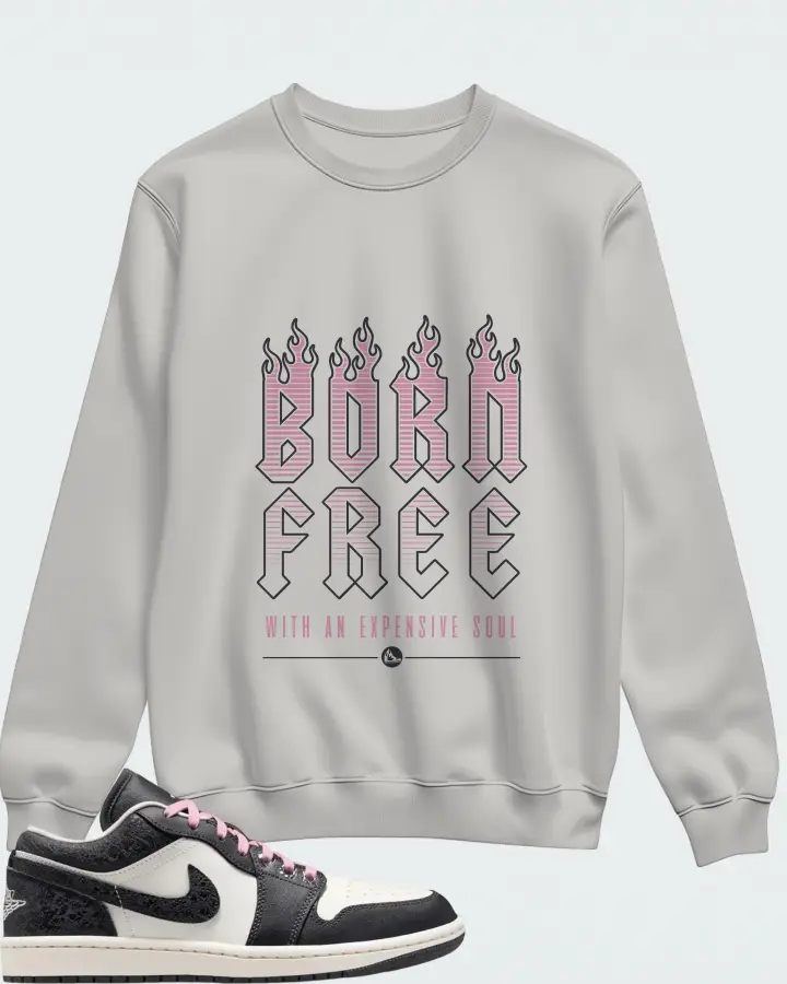 Air Jordan 1 Low SE Iced Carmine Matching Sweatshirt