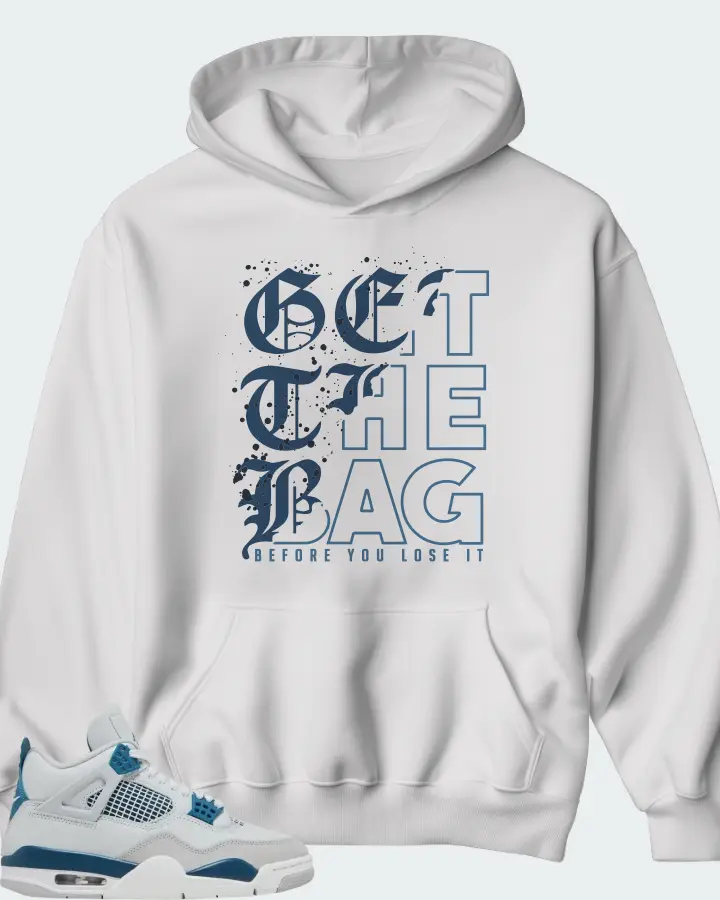 Air Jordan 4 OG Military Blue Matching Hoodie
