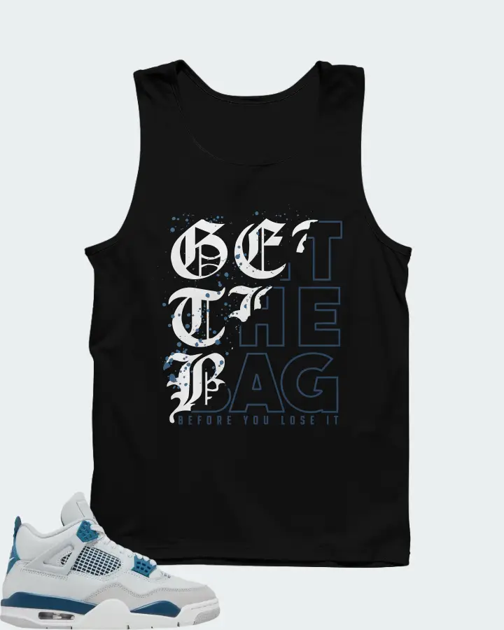 Air Jordan 4 OG Military Blue Matching Tank Top