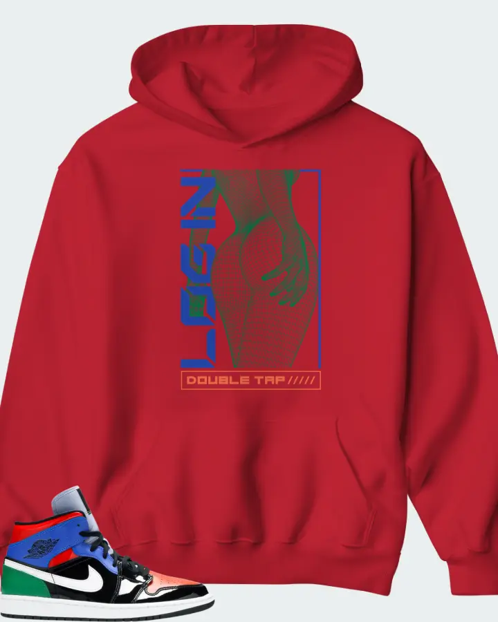 Hoodie in Red