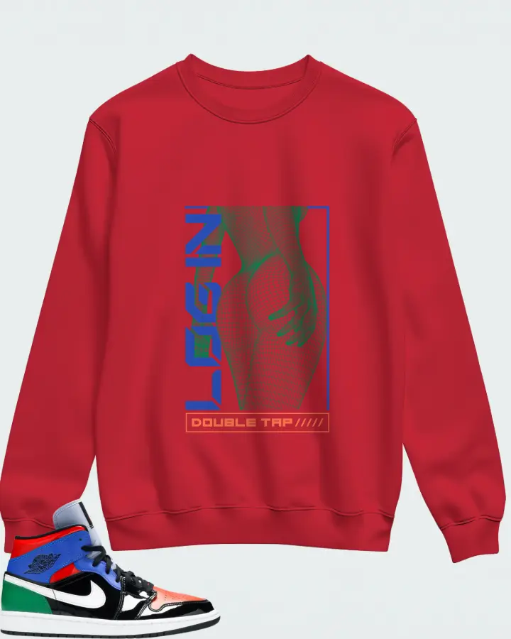 Sweatshirt in Red