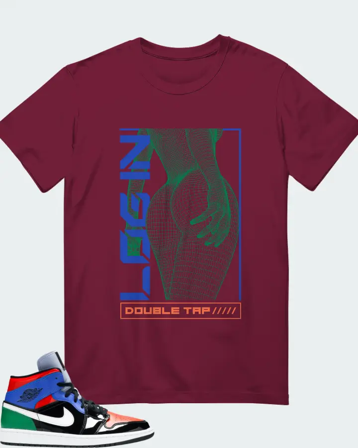 T-Shirt in Maroon