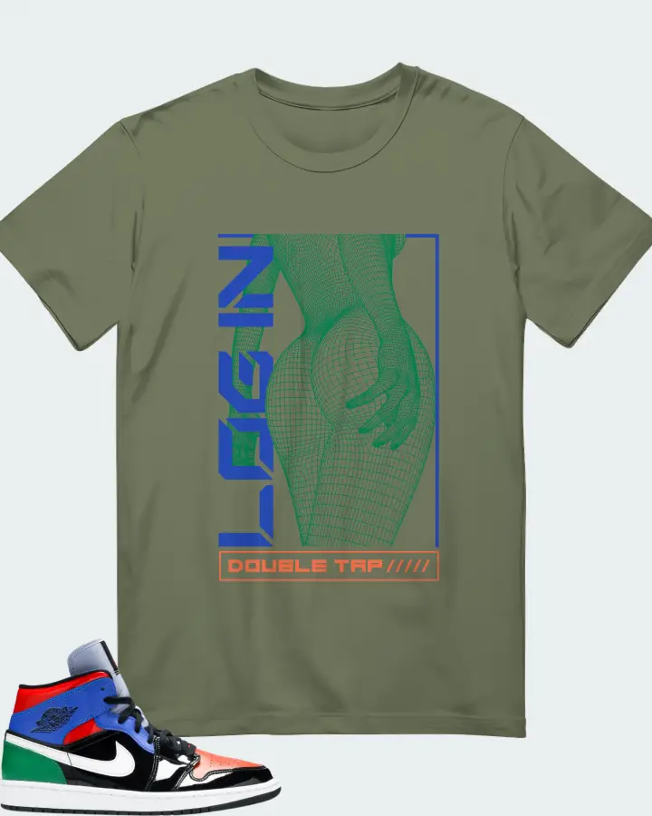 T-Shirt in Olive