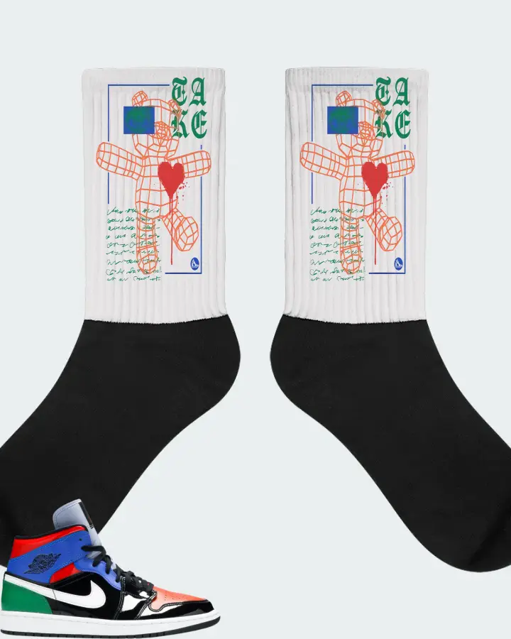 Socks in White