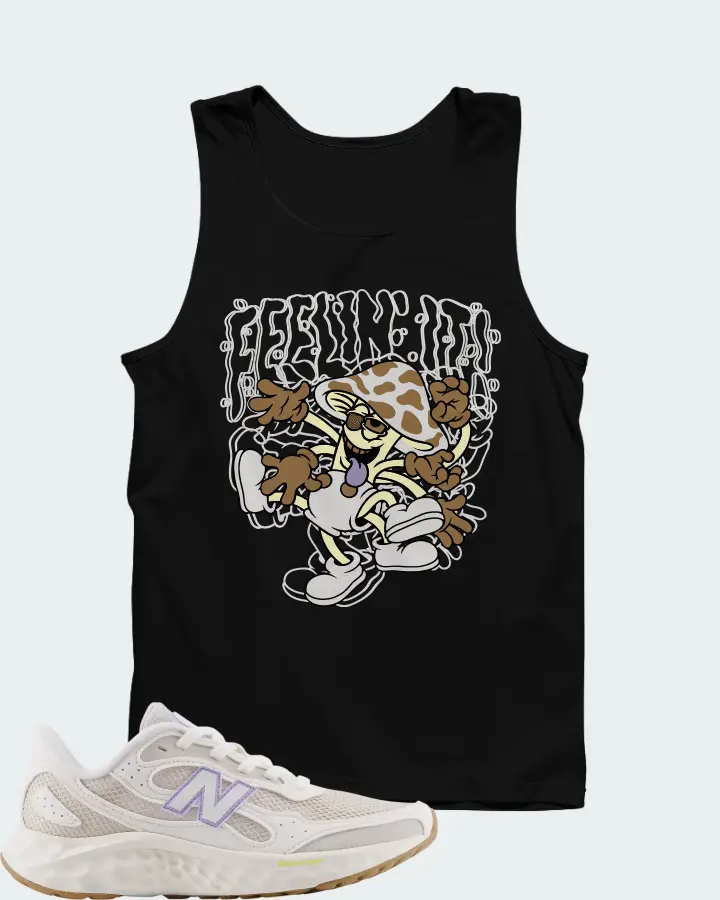 New Balance Fresh Foam Arishi v4 Tiralux Sea Salt with Timberwolf Daybreak Matching Tank Top