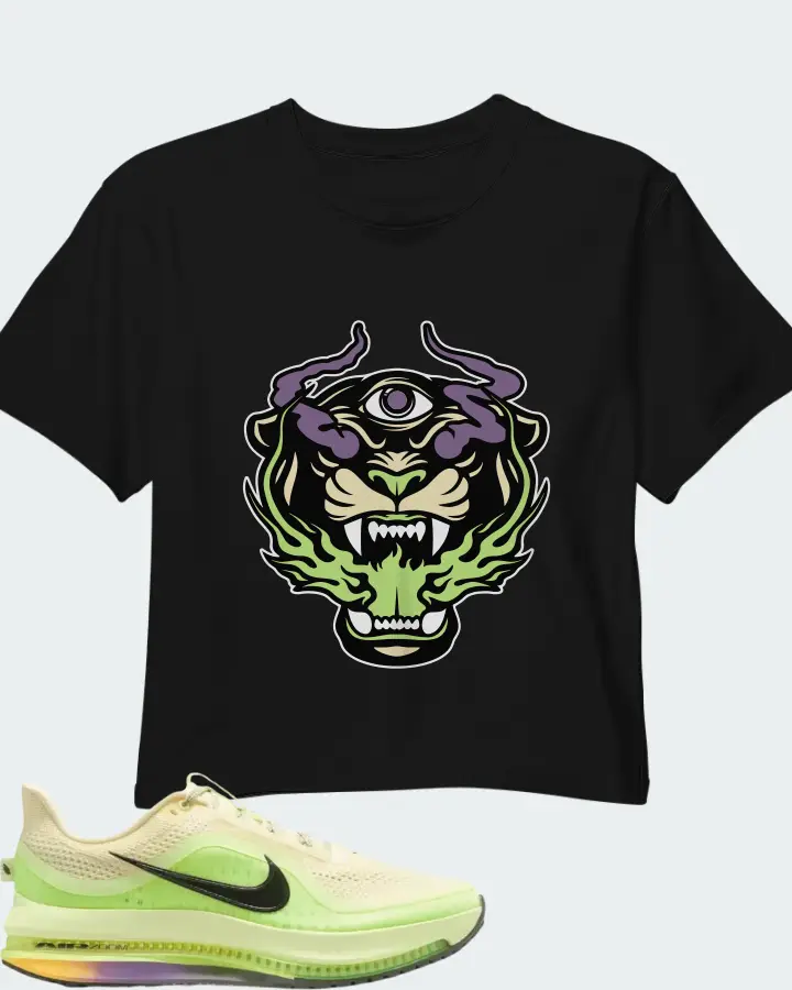Nike Pegasus Premium Alabaster Volt Matching Crop Top