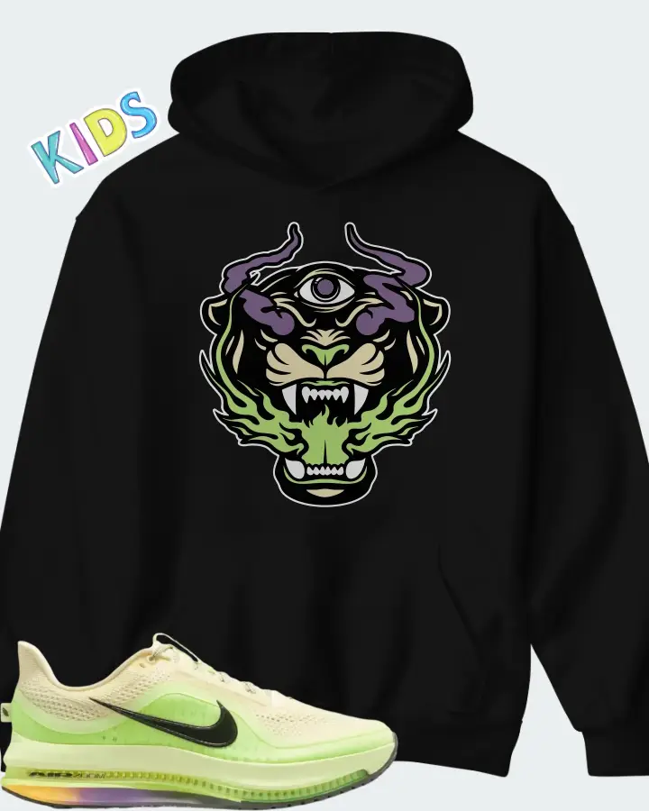 Nike Pegasus Premium Alabaster Volt Matching Kid's Hoodie