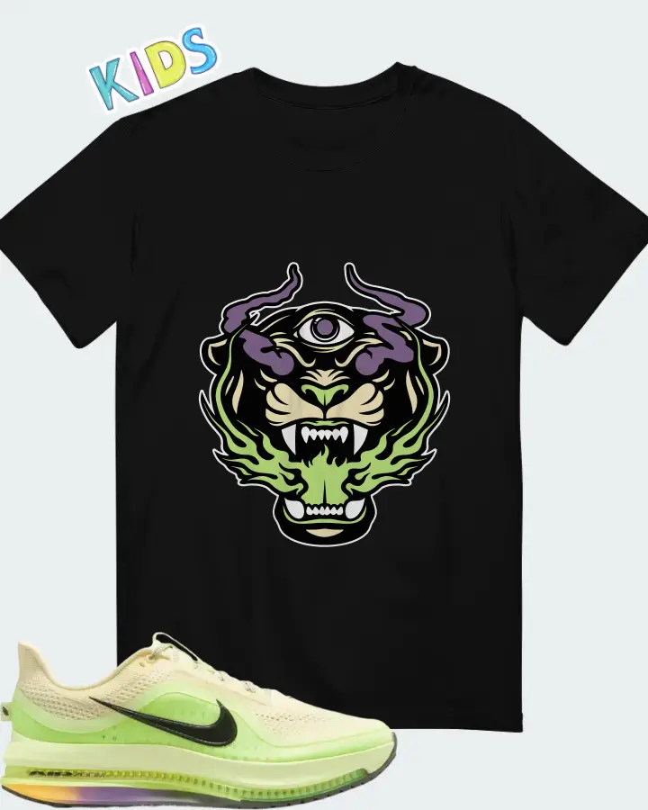 Nike Pegasus Premium Alabaster Volt Matching Kid's T-Shirt