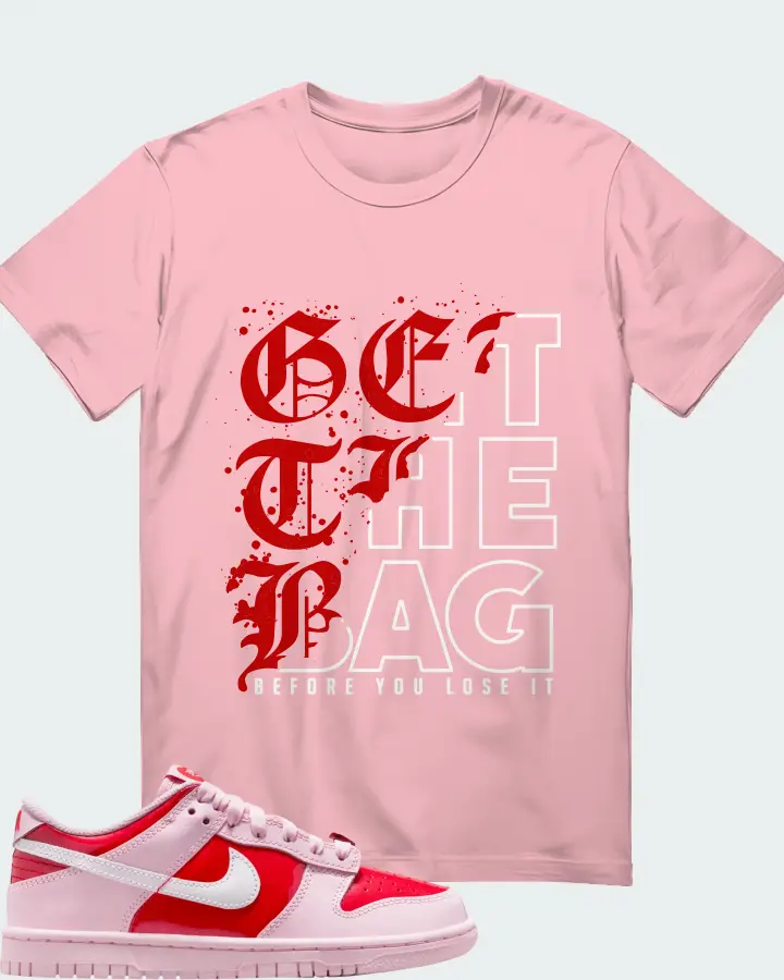 Nike Dunk Low GS Pink Valentiness Day 2026 Matching T-Shirt
