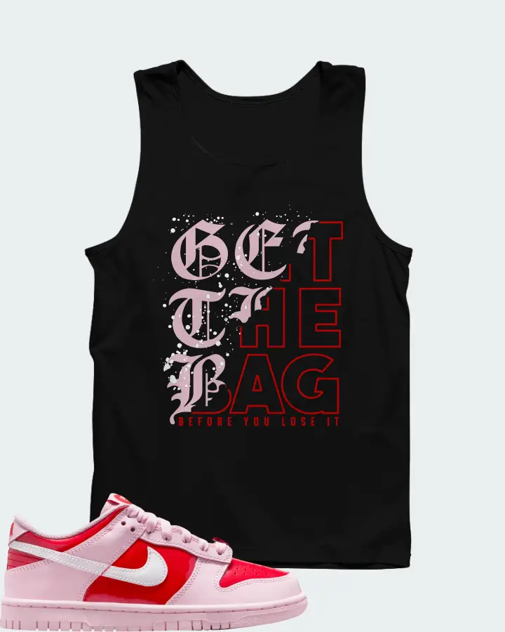 Nike Dunk Low GS Pink Valentiness Day 2026 Matching Tank Top