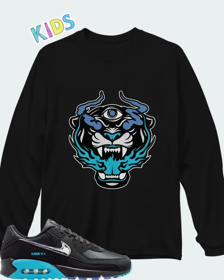Nike Air Max 90 Scorpion Matching Kid's Long Sleeve T-Shirt