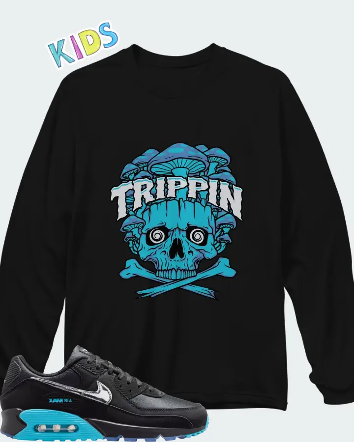 Nike Air Max 90 Scorpion Matching Kid's Long Sleeve T-Shirt