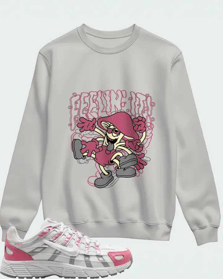 Nike P-6000 GS Off-White Peony Matching Sweatshirt