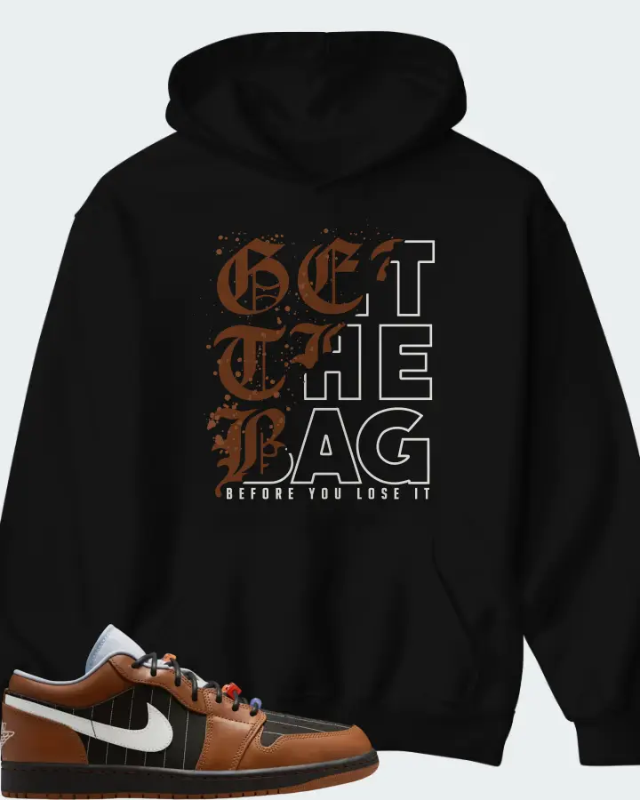 Air Jordan Low SE Black Light British Tan Matching Hoodie