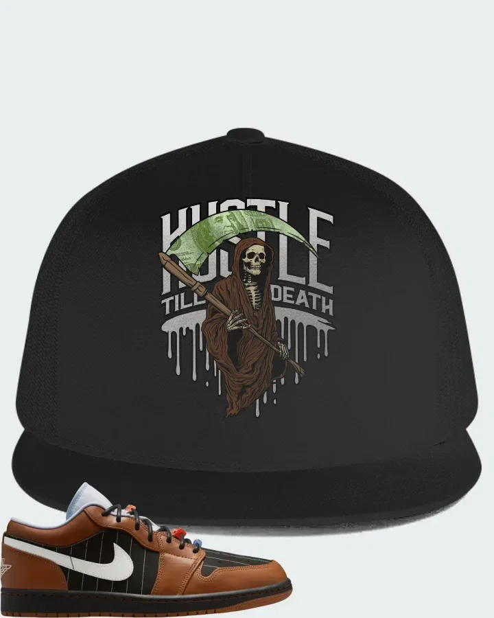 Air Jordan Low SE Black Light British Tan Matching Hat