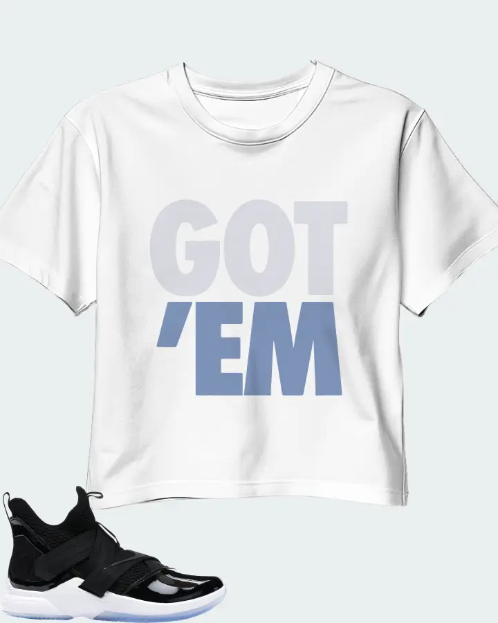 Nike LeBron Soldier 12 SFG Sneaker Matching White Crop Top - Got Em