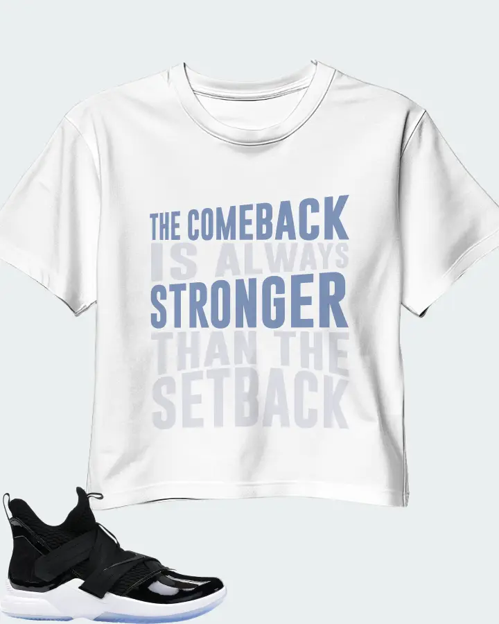 Nike LeBron Soldier 12 SFG Sneaker Matching White Crop Top - The Comeback