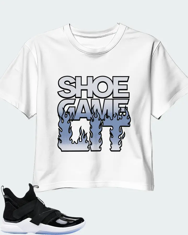 Nike LeBron Soldier 12 SFG Sneaker Matching White Crop Top - Shoe Game Lit Refreshed