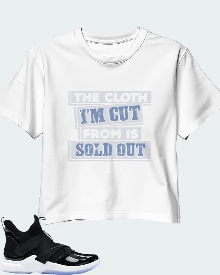 Nike LeBron Soldier 12 SFG Sneaker Matching White Crop Top - The Cloth I'm Cut From Refreshed