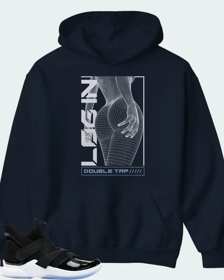 Hoodie in Navy
