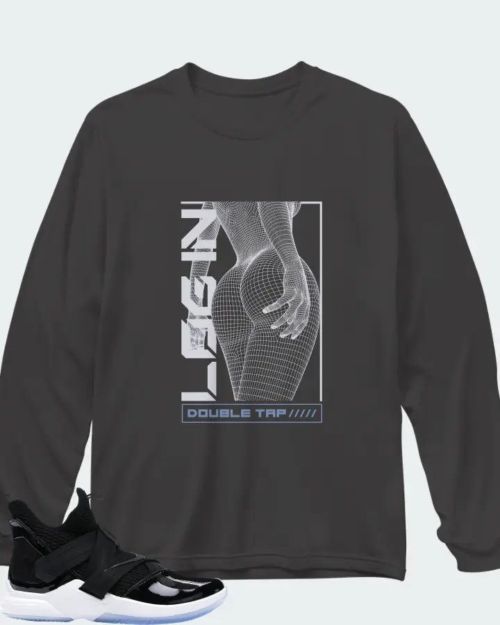 Long Sleeve T-Shirt in Dark Grey