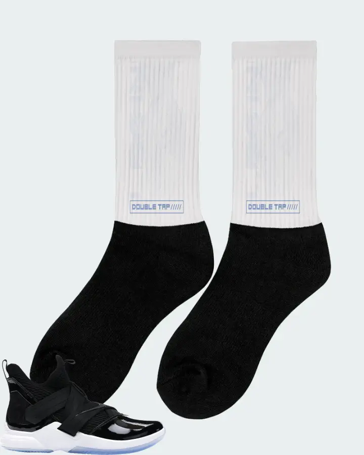 Nike LeBron Soldier 12 SFG Sneaker Matching White Socks (LOGIN) - View 3