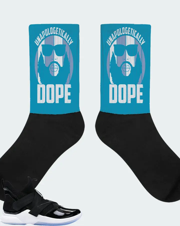 Nike LeBron Soldier 12 SFG Sneaker Matching Aqua Socks - UNAPOLOGETICALLY DOPE Man