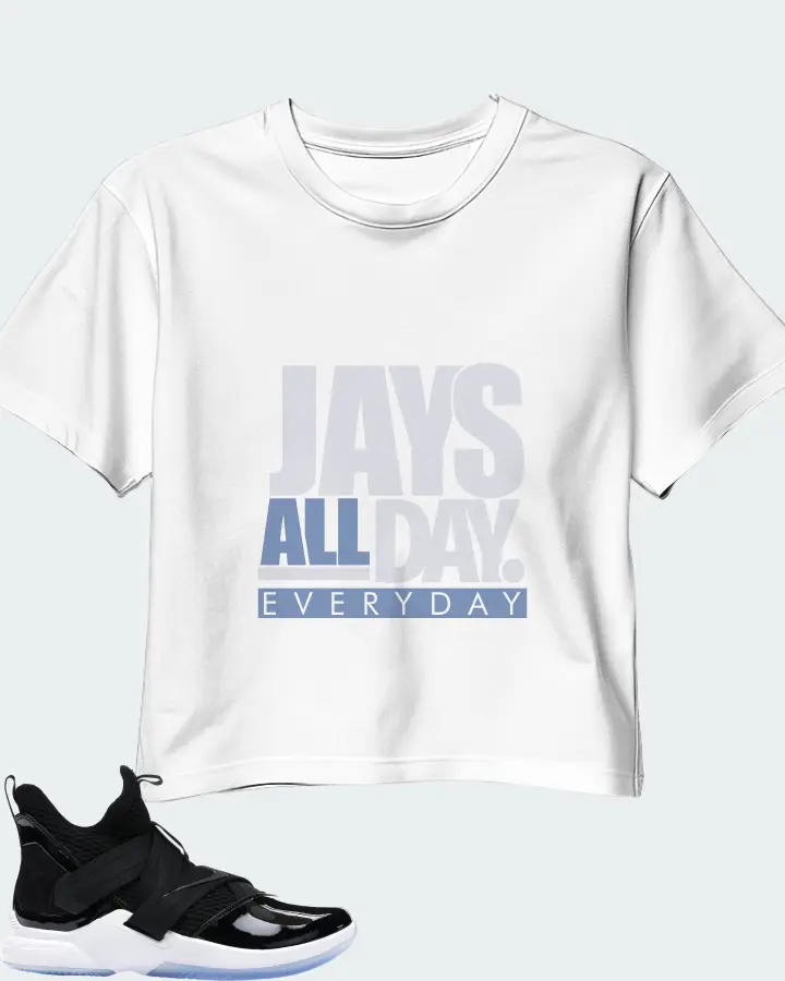 Nike LeBron Soldier 12 SFG Sneaker Matching White Crop Top - Jays All Day
